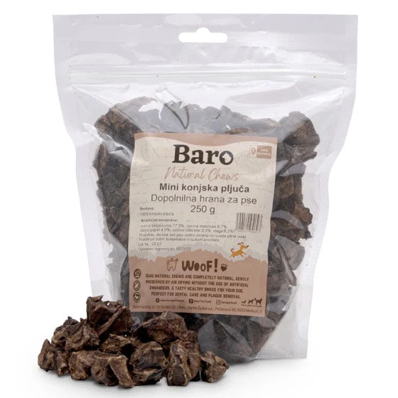 BARO Natural Chews konjska pljuča MINI