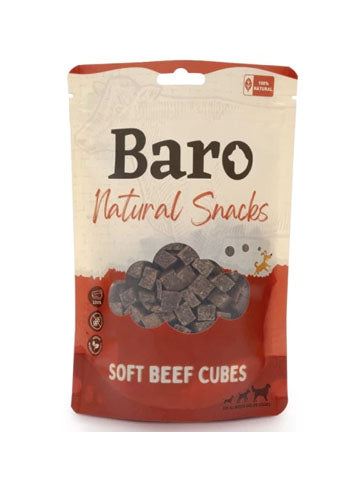 BARO Natural Snacks - mehke kocke z govedino za pse