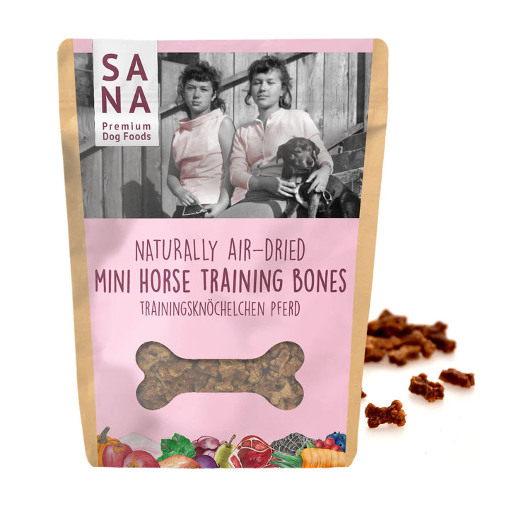 SanaDog Mini sušeni konjski pasji priboljški za trening 100g
