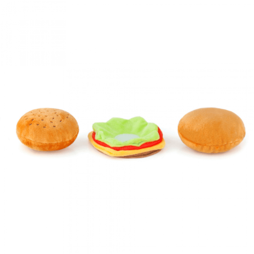 P.L.A.Y. Plišasta igrača za pse Ameriški Hamburger