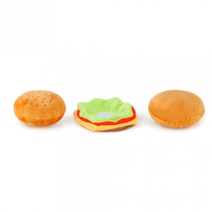 P.L.A.Y. Plišasta igrača za pse Ameriški Hamburger