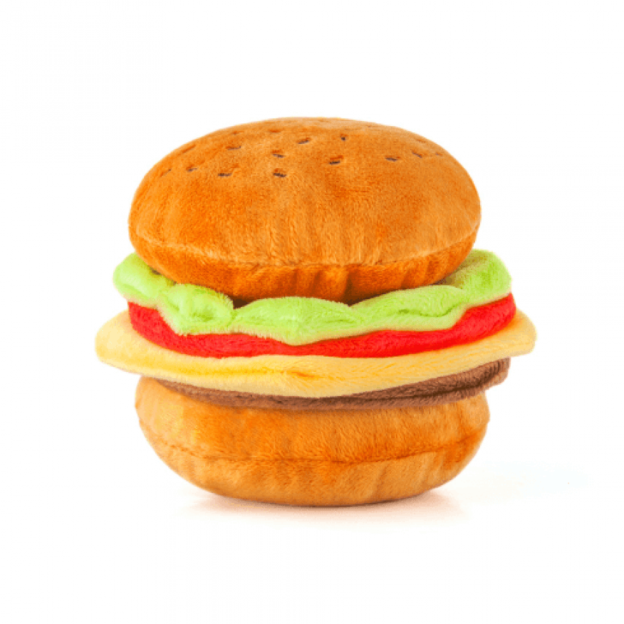 P.L.A.Y. Plišasta igrača za pse Ameriški Hamburger