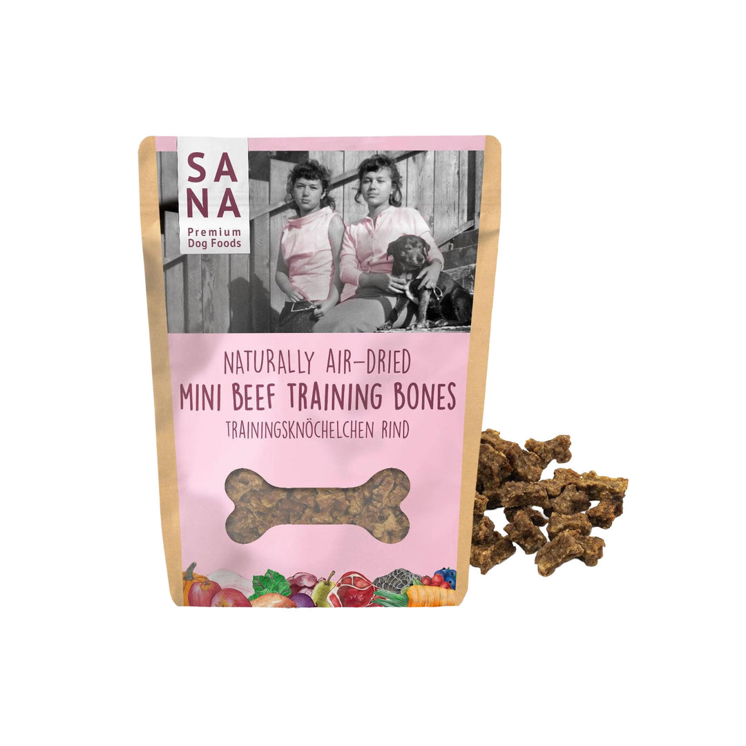 SanaDog Mini sušeni goveji priboljški za trening za psa