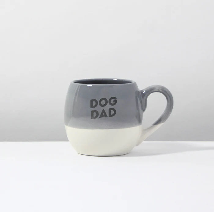 Skodelica Dog Dad - siva
