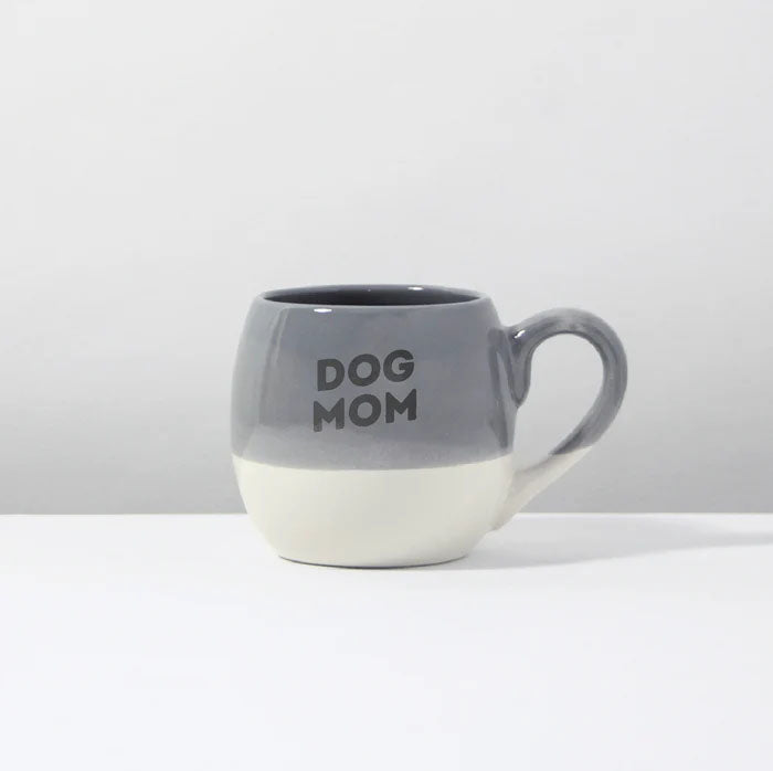 Skodelica Dog Mom - siva