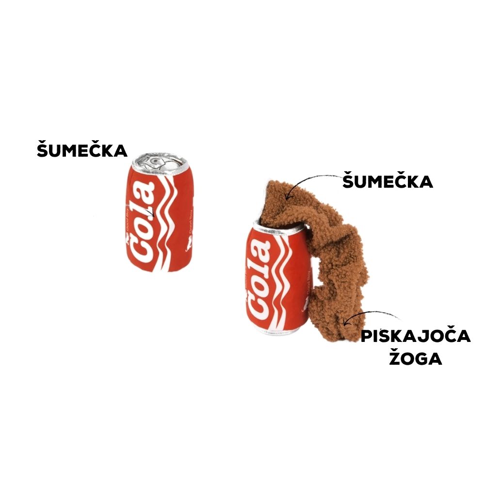 P.L.A.Y. Plišasta igrača za pse Coca Cola