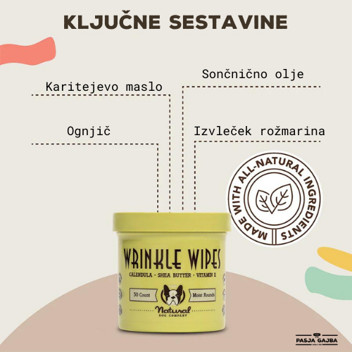 NDC mokri robčki za gubice - Wrinkle Wipes