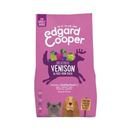 Edgard&Cooper Sveža divjačina z raco, jabolkom, rdečo peso, hruško in borovnicami