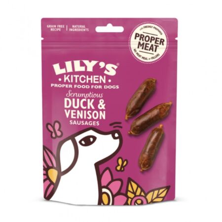 Lily’s kitchen priboljški Duck and Venison Sausages 70g