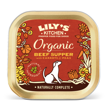 Lily’s Kitchen – Organic Beef and Spelt Supper for Dogs 150g