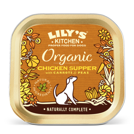 Lily’s Kitchen – Organic Chicken and Spelt Supper for dogs 150g