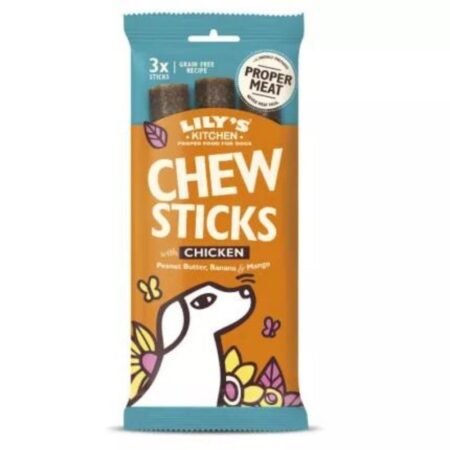 Lily’s Kitchen posladek Chew Sticks with Chicken  3kos-120g