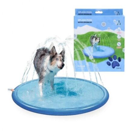 CoolPets Splash Pool Sprinkler – pasji bazen s škropilnikom