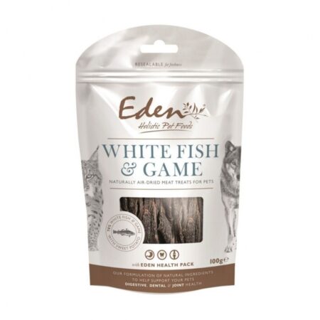 Eden Priboljški White Fish&Game 100g (bela riba in divjačina)