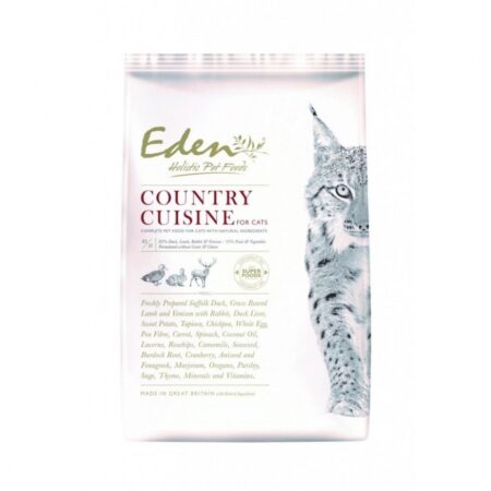 Eden Suha Hrana Country Cuisine za mačke (raca, zajec in jelen)