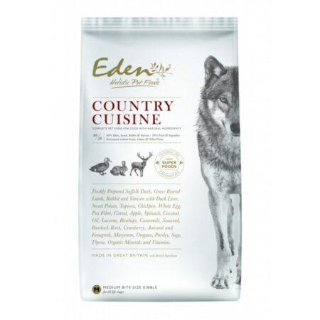 Eden Suha Hrana Country Cuisine za pse (raca, zajec in jelen)