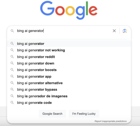 bing ai generator